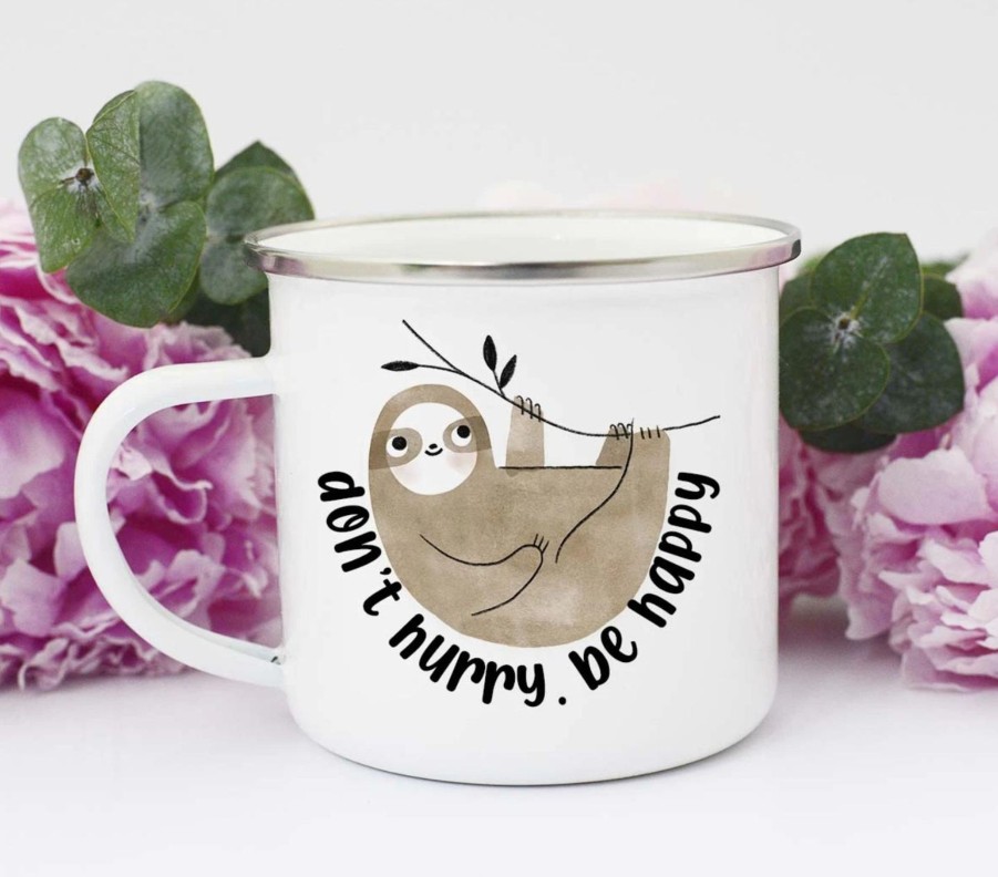 Accessories Mugsby | Don'T Hurry Be Happy Camp Cup