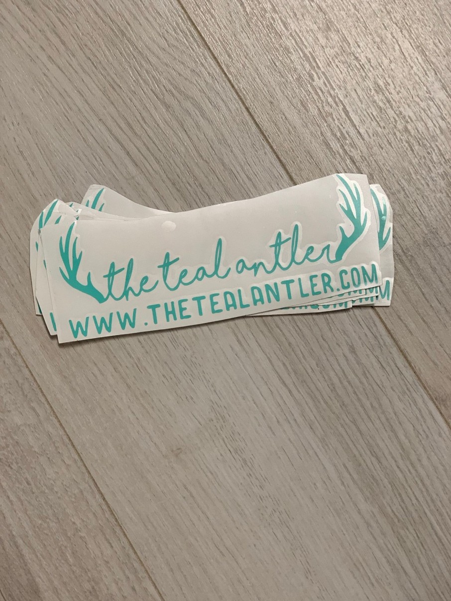 Clothing The Teal Antler Boutique | The Teal Antler Vinyl Decal