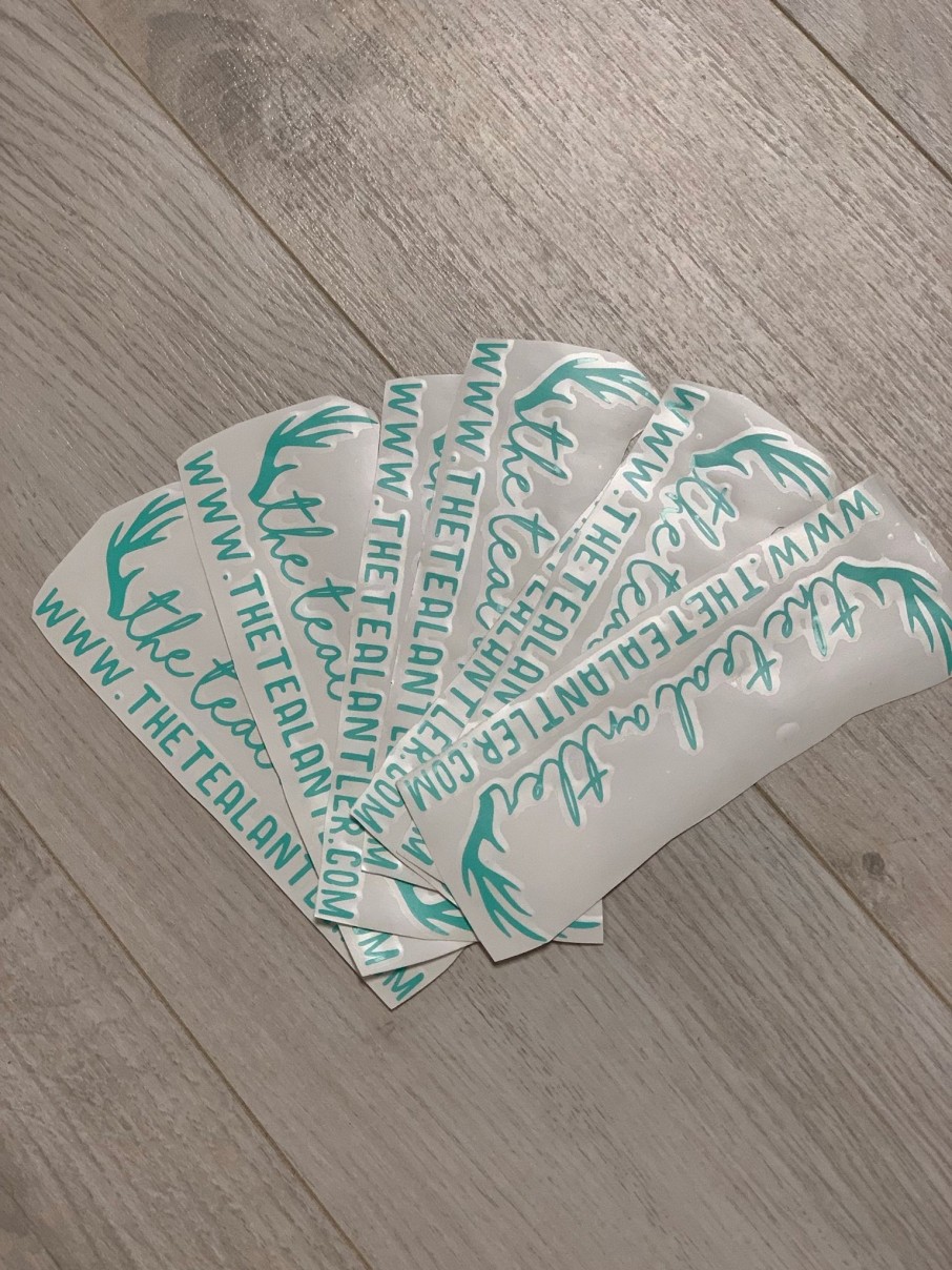 Clothing The Teal Antler Boutique | The Teal Antler Vinyl Decal