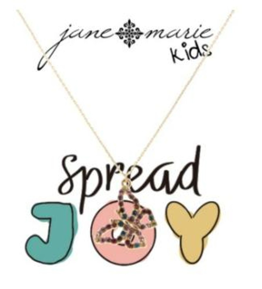 Accessories Jane Marie Necklaces | Kids Multi Crystal Butterfly Necklace