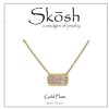 Clothing Skosh | Skosh Rose Gold Pave Cz Necklace